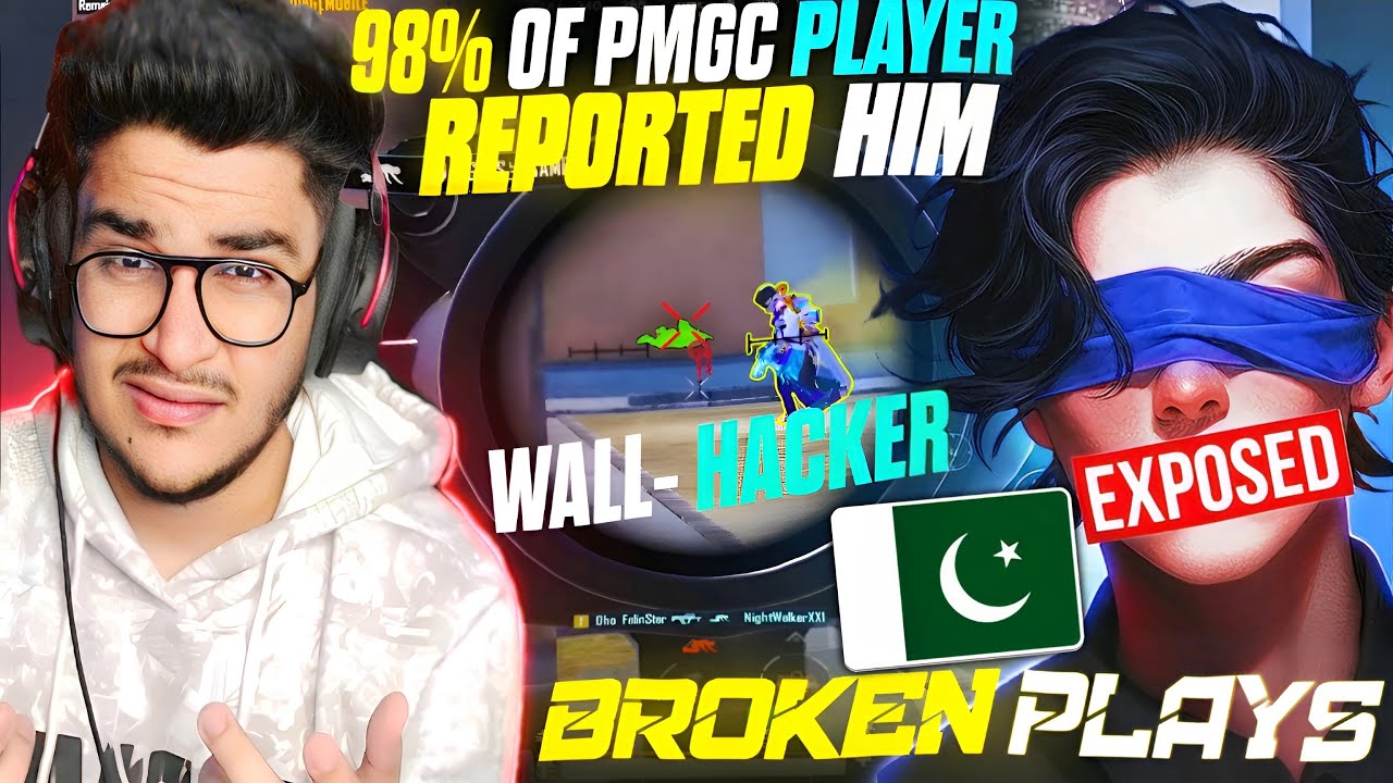 WORLD's Best Wall Hackuur @brokenplayss BEST Moments in PUBG Mobile