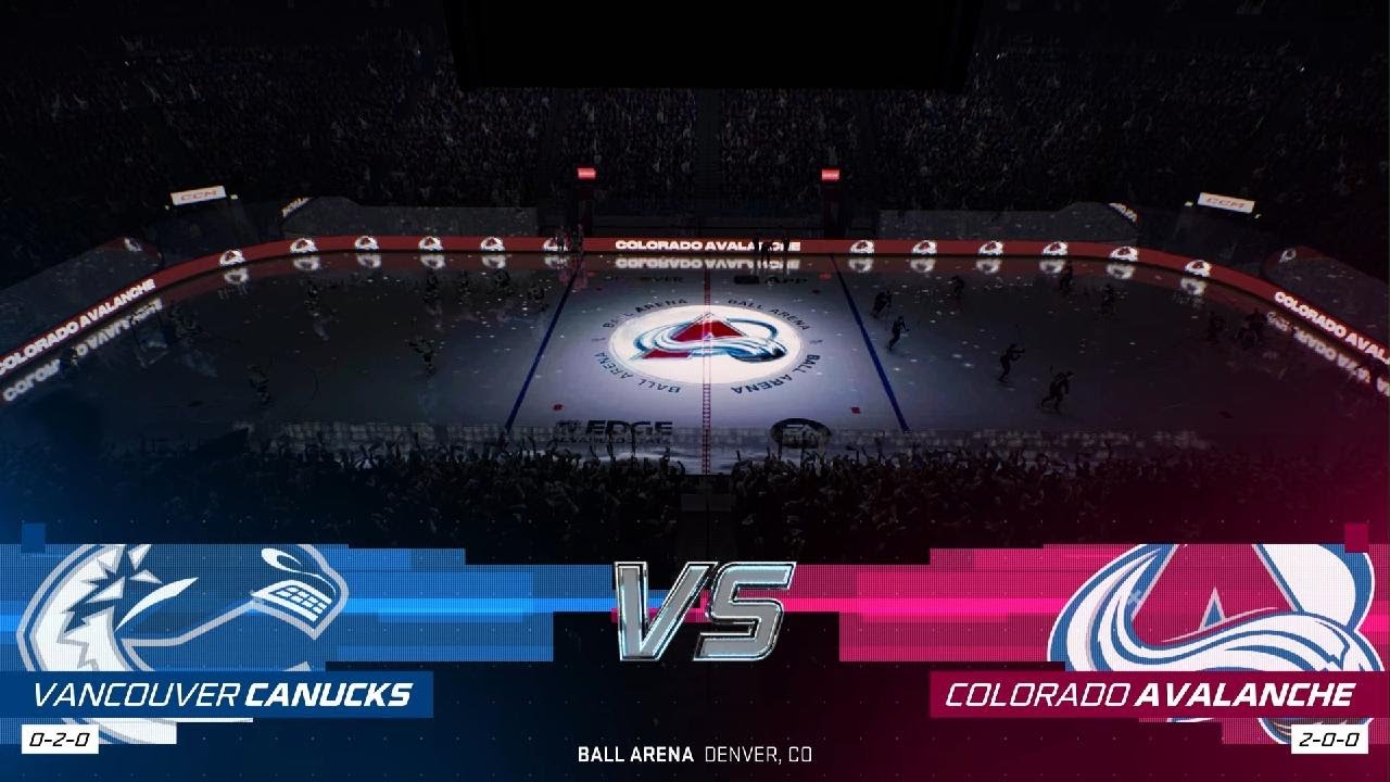 NHL 26 - Canucks at Avalanche (Western Conference rd 1 game 3) - PS5 gameplay