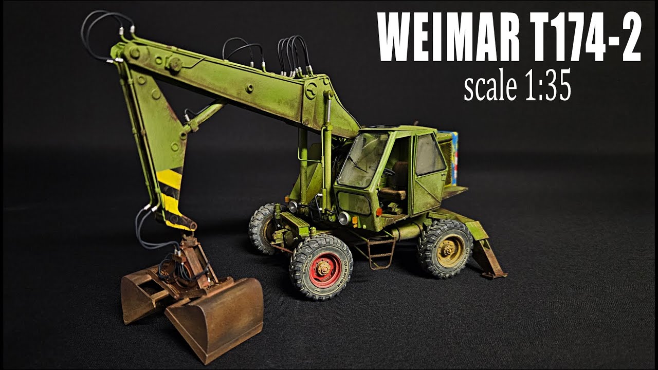 Weimar T174-2 excavator from Balaton Models scale1:35 for my new diorama