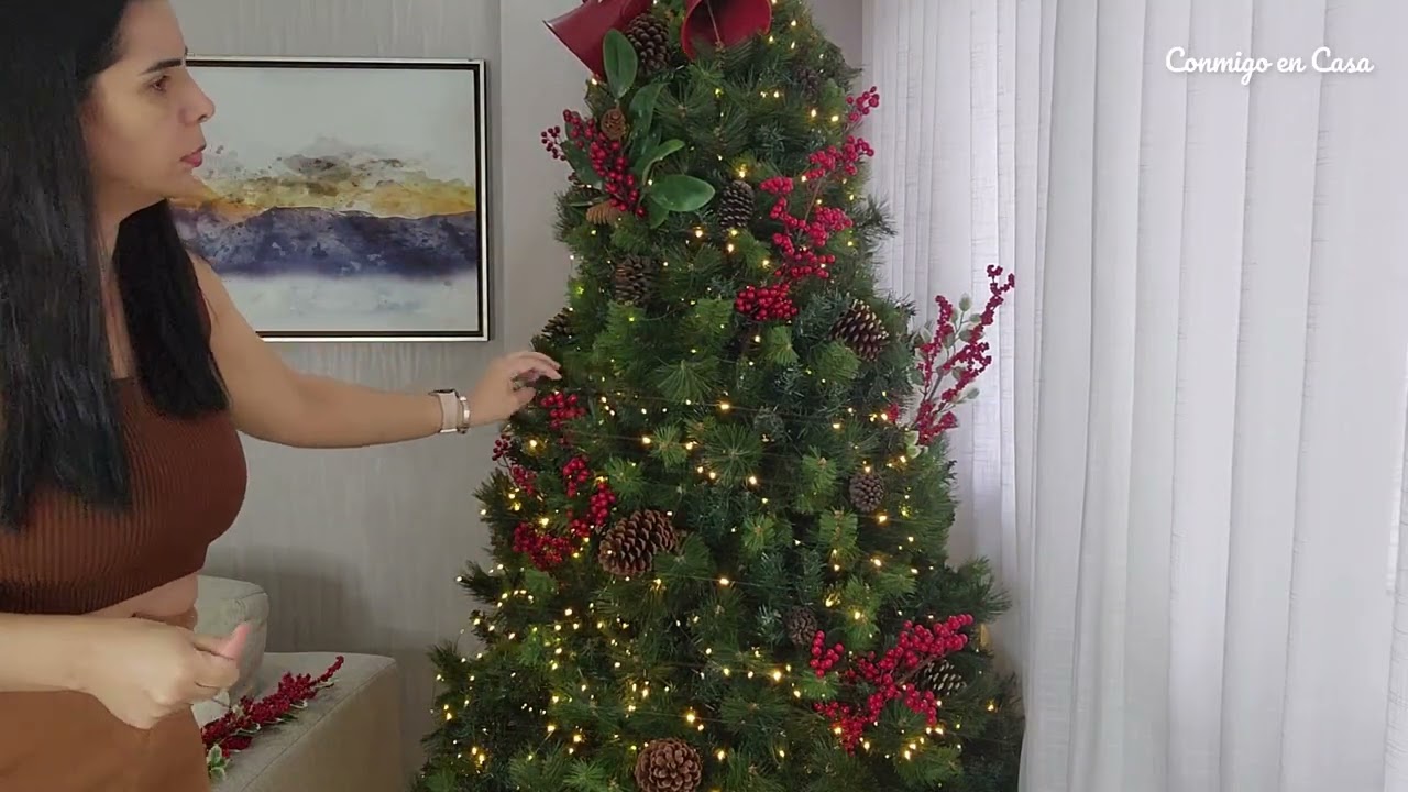 DECORANDO MI ARBOL DE NAVIDAD 2025 / Conmigo en Casa