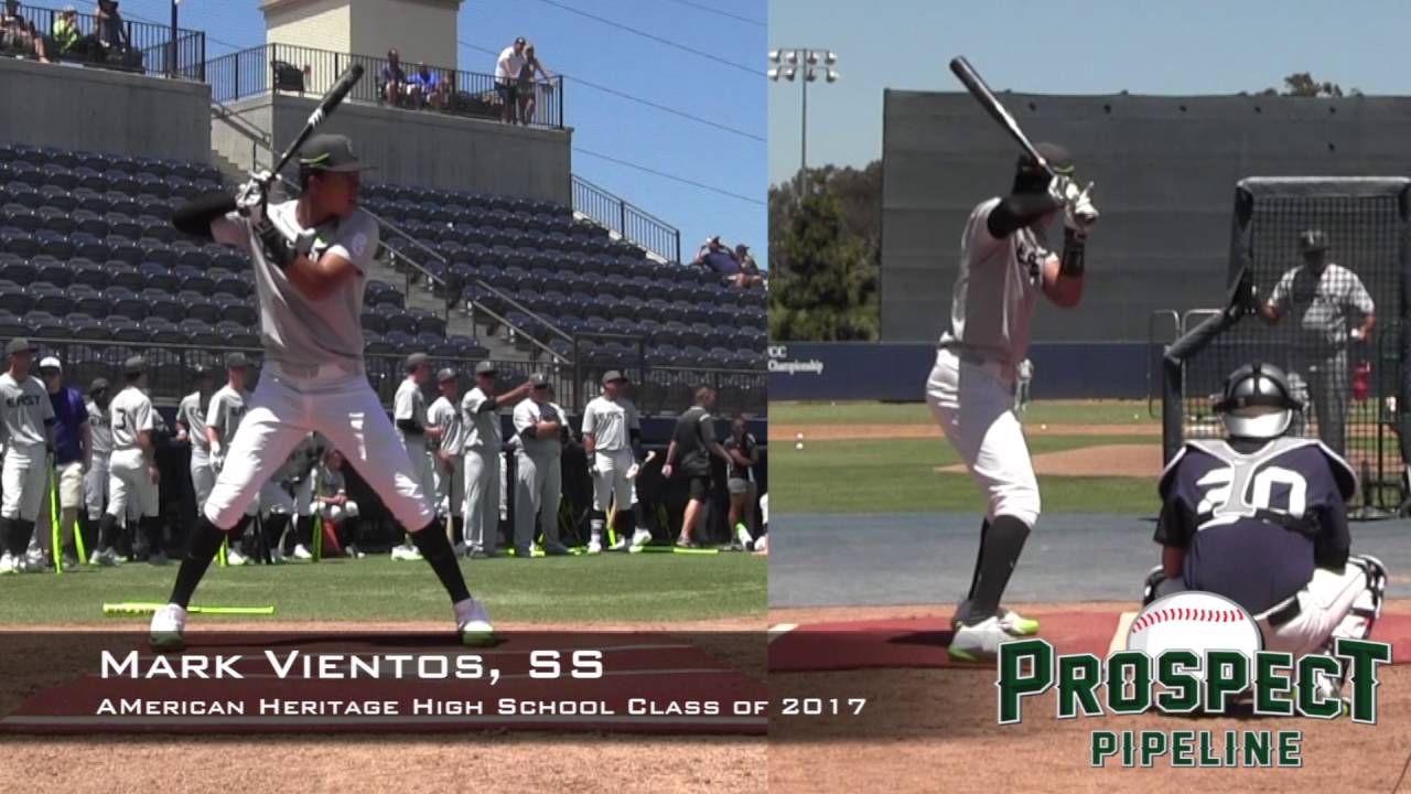 Mark Vientos Prospect Video, SS, American Heritage High School Class of 2017, HR Derby at PGAAC