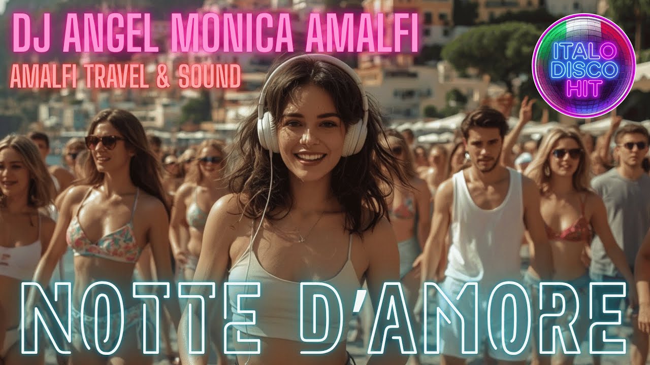 DJ Angels ft. Monica Amalfi - NOTTE D´AMORE 🇮🇹 (Official Italo Disco Hit) 4K