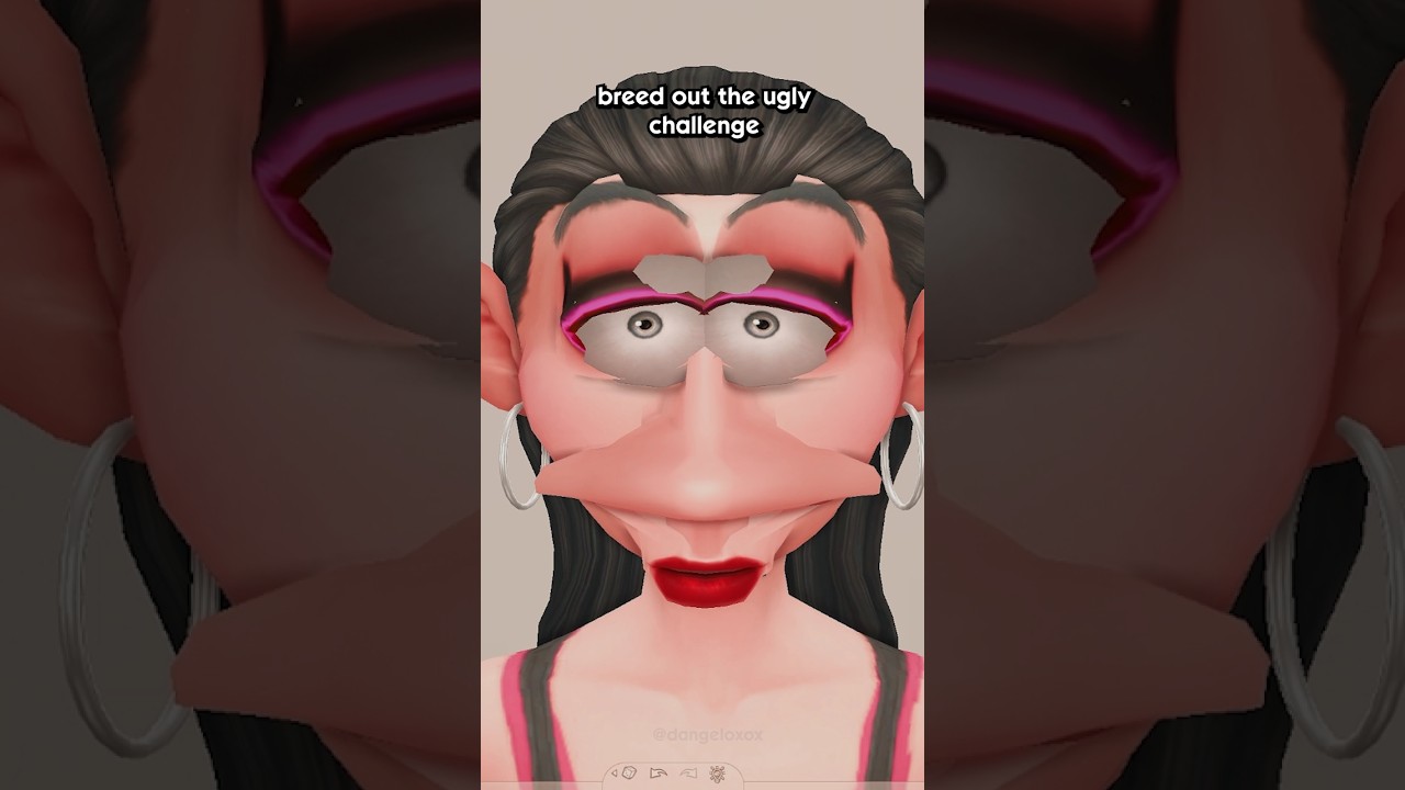 breed out the ugly challenge 💩| the sims 4 #sims #thesims4 #sims4 #shorts