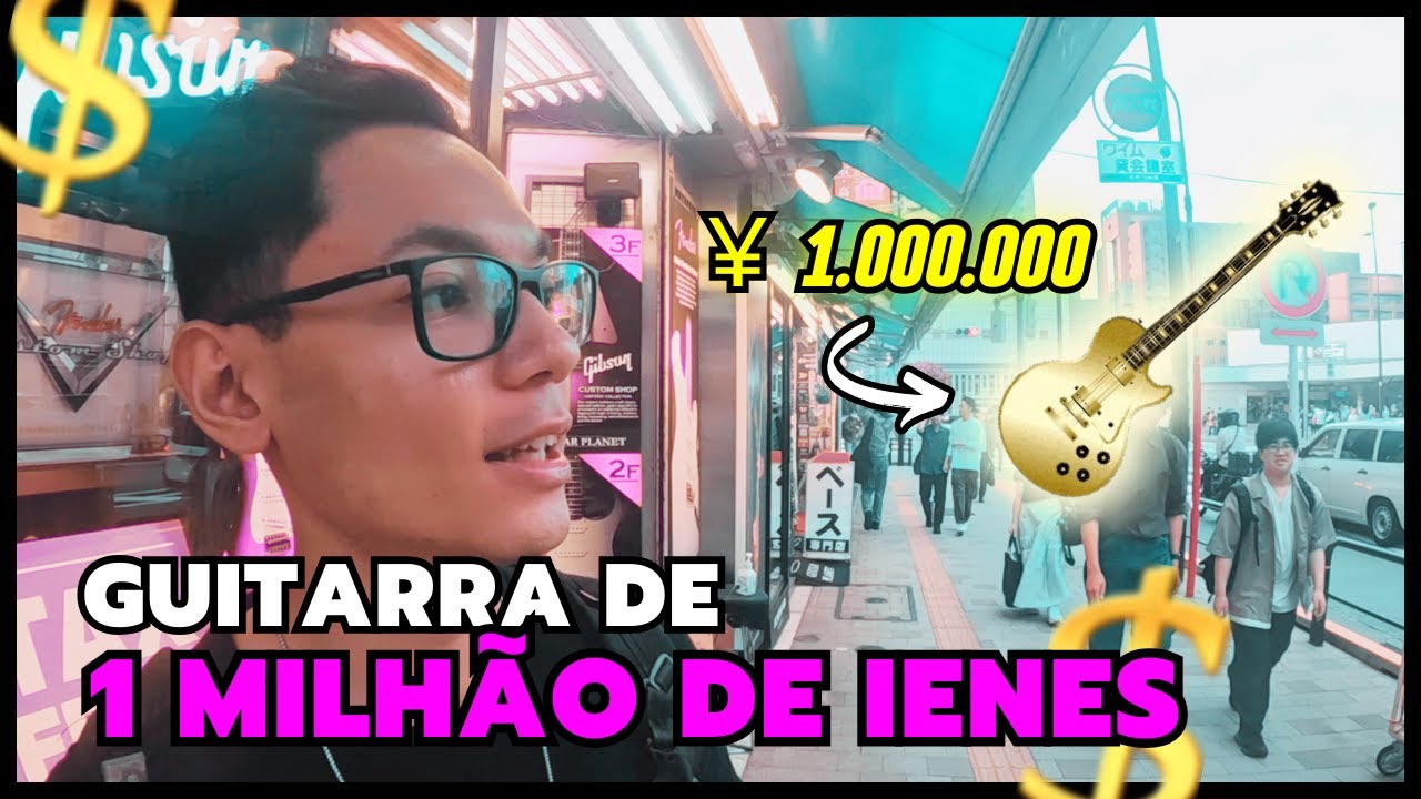 Comprando a Primeira Guitarra do meu Irmão no Japão