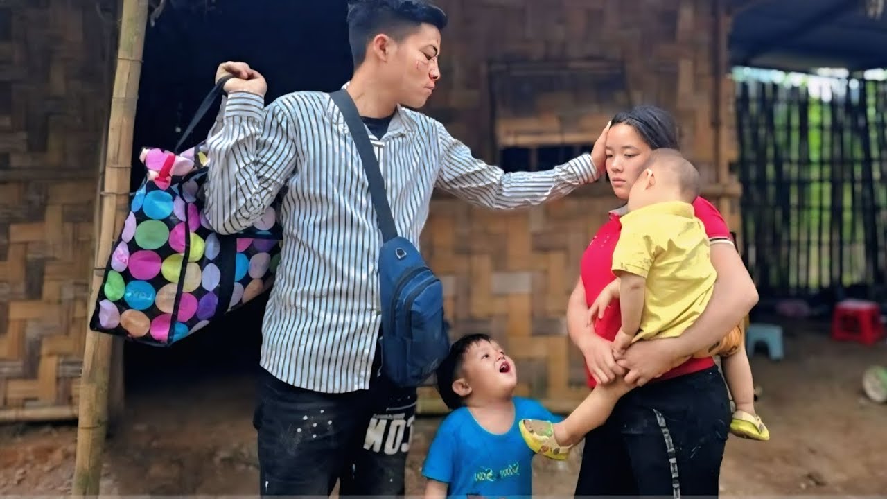 Husband Leaves Home to Work Far Away, Single Mother Feels Heartbroken