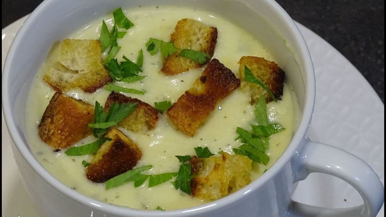 SOUPE A L'AIL et Croutons Maison