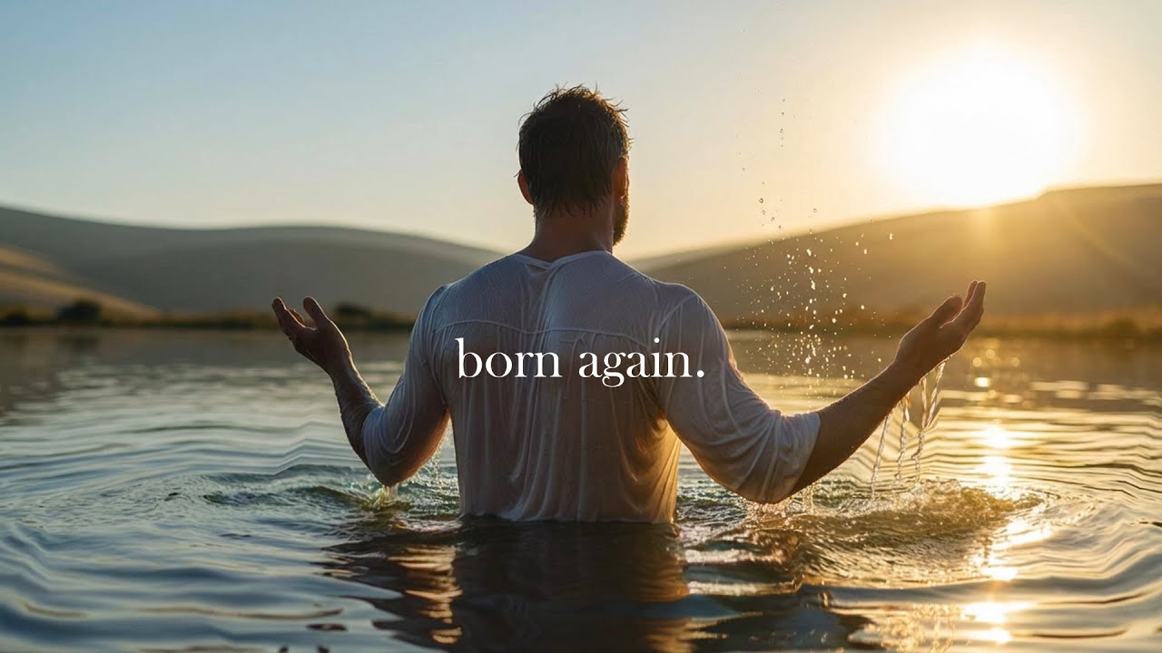 Born Again 🌅 Christian Reflection Ambience | Peaceful Water & Sunrise (John 3:3)