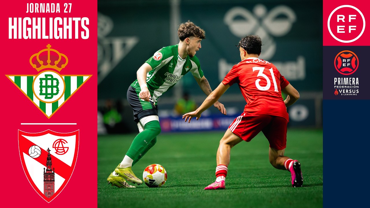 Resumen #PrimeraFederación | Betis Deportivo 3-1 Sevilla Atlético | Jornada 27 | Temporada 2025/2026