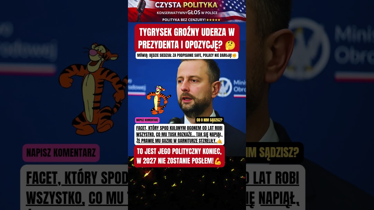 TYGRYSEK GROŹNY UDERZA W PREZYDENTA I OPOZYCJĘ?🤔