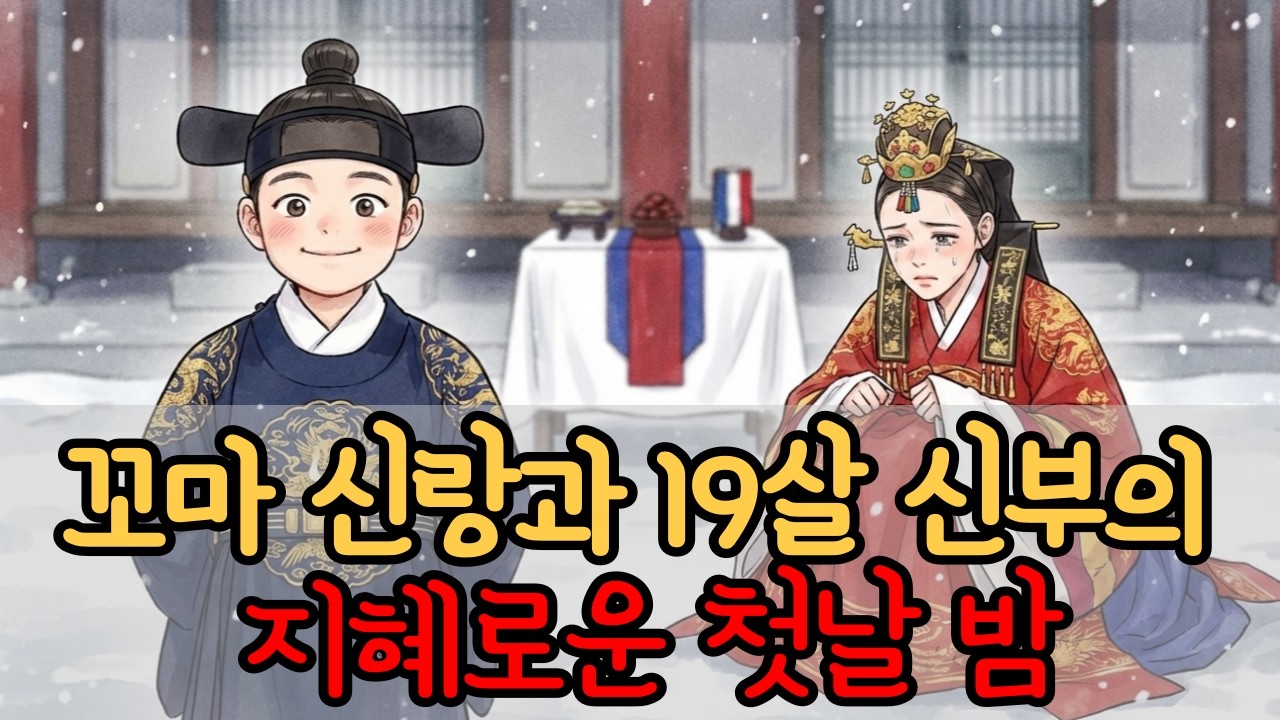 꼬마신랑과 19살 신부의 지혜로운 첫날밤 | 야담 민담 전설 설화 옛날이야기 수면동화 사연