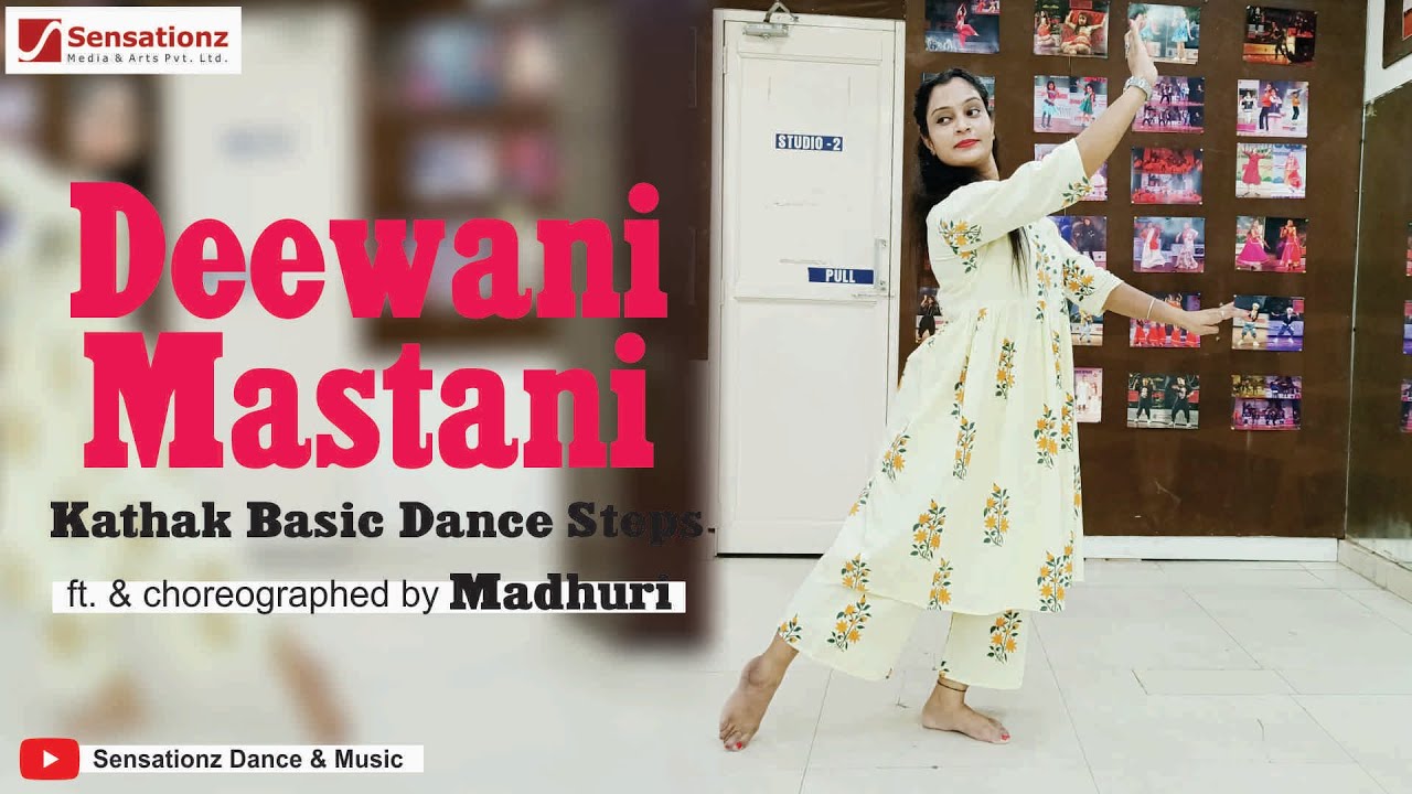 Deewani Mastani | Kathak Basic Dance Steps | ft. & choreography Madhuri | Sensationz Dance and Music