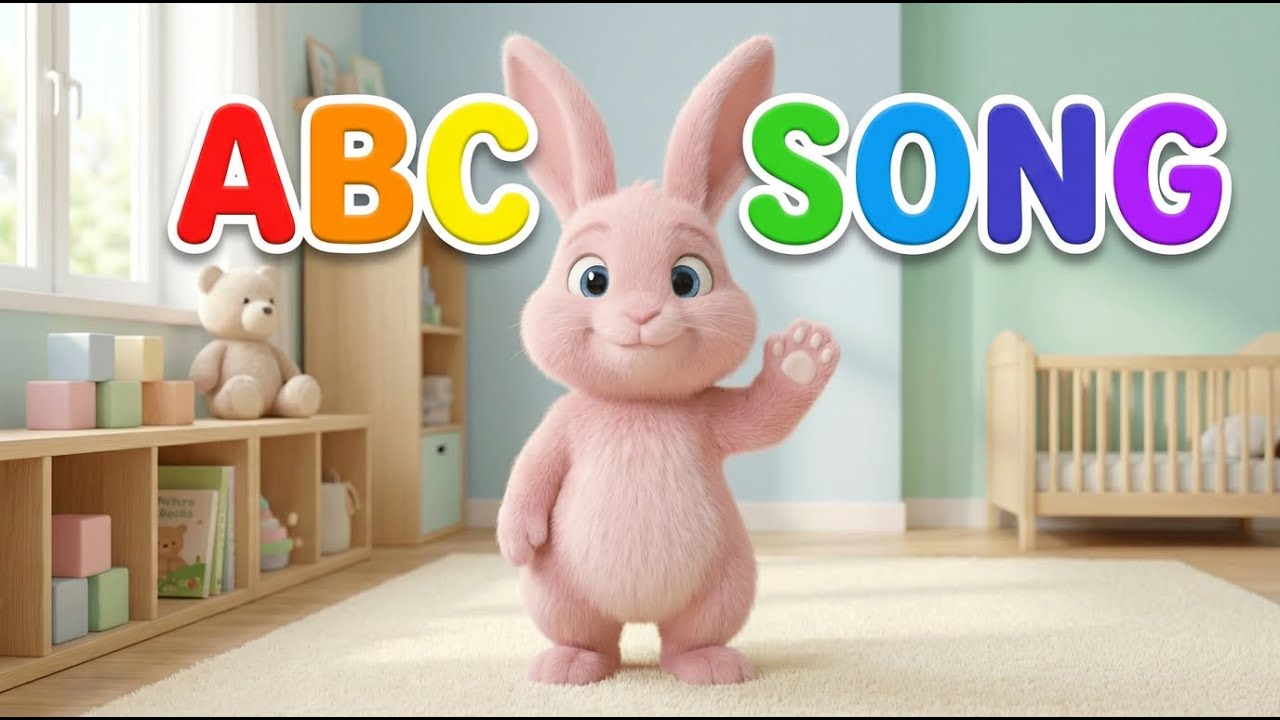 ABC Alphabet Song for Kids 🎶 | Learn Letters A–Z with Fun Objects | Bunny Songs