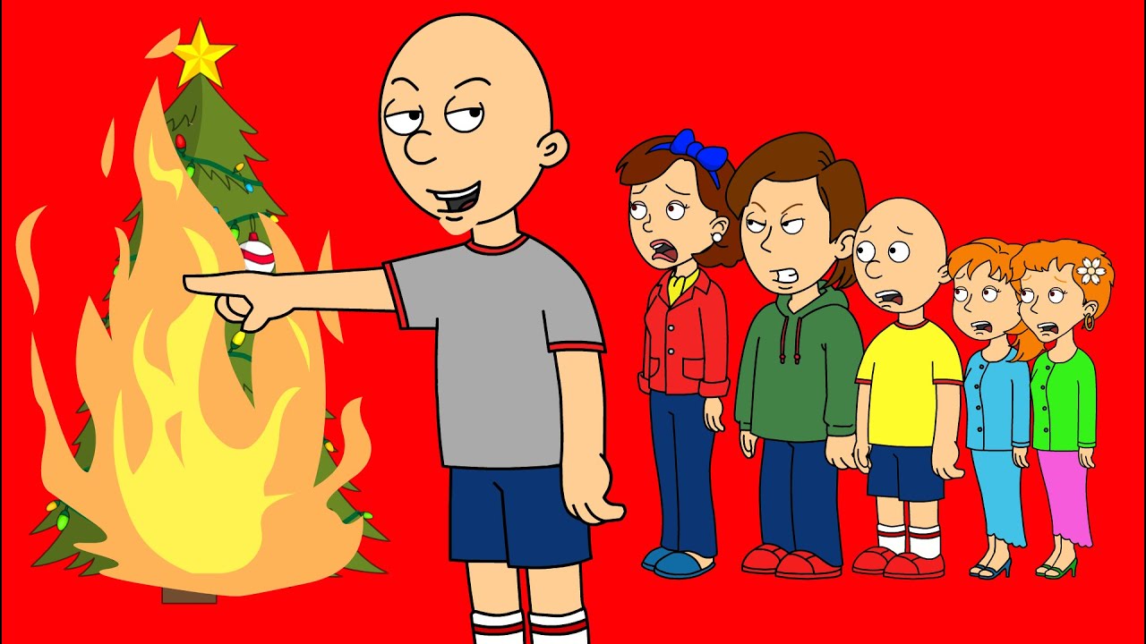 Classic Caillou Ruins Christmas / Grounded / Christmas Punishment Day