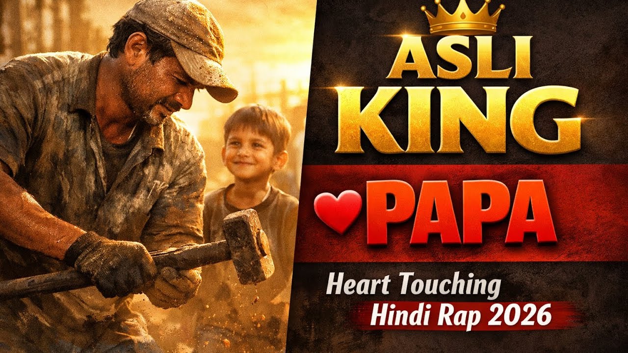 Papa Tu Asli King 👑 – Heart Touching Hindi Rap 2026 | Real Life Superman | Father Tribute Song