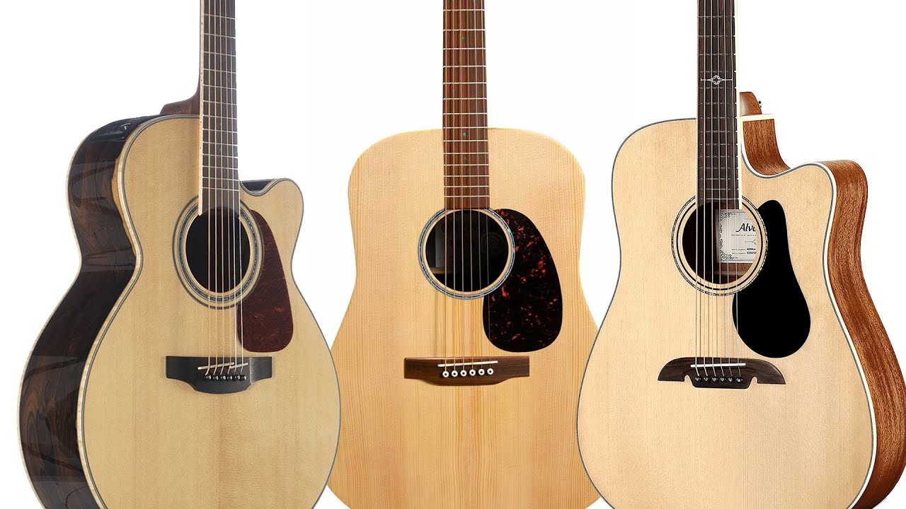 Les MEILLEURES GUITARES acoustiques pour SPECTACLES