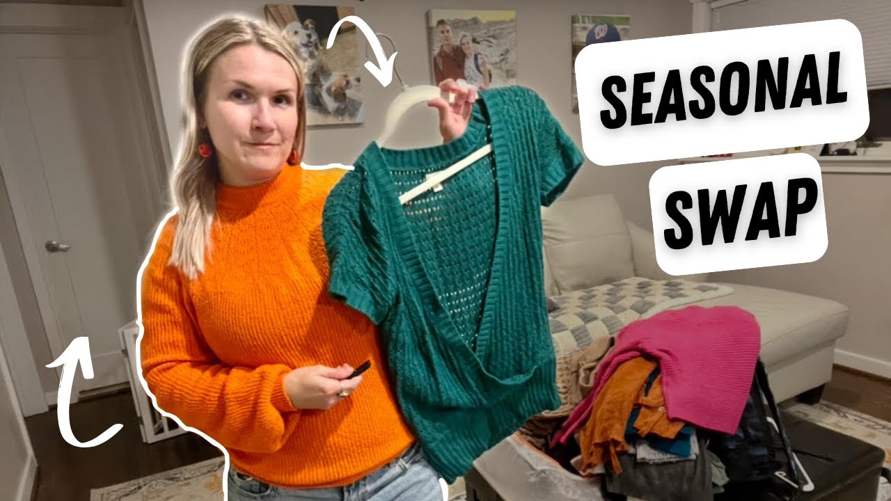 Swapping out Summer Clothes for Fall