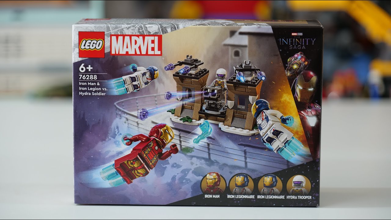 LEGO Marvel Super Heroes 76288 Iron Man i Iron Legion kontra Hydra Soldier &ndash; Szybka budowa i rece...