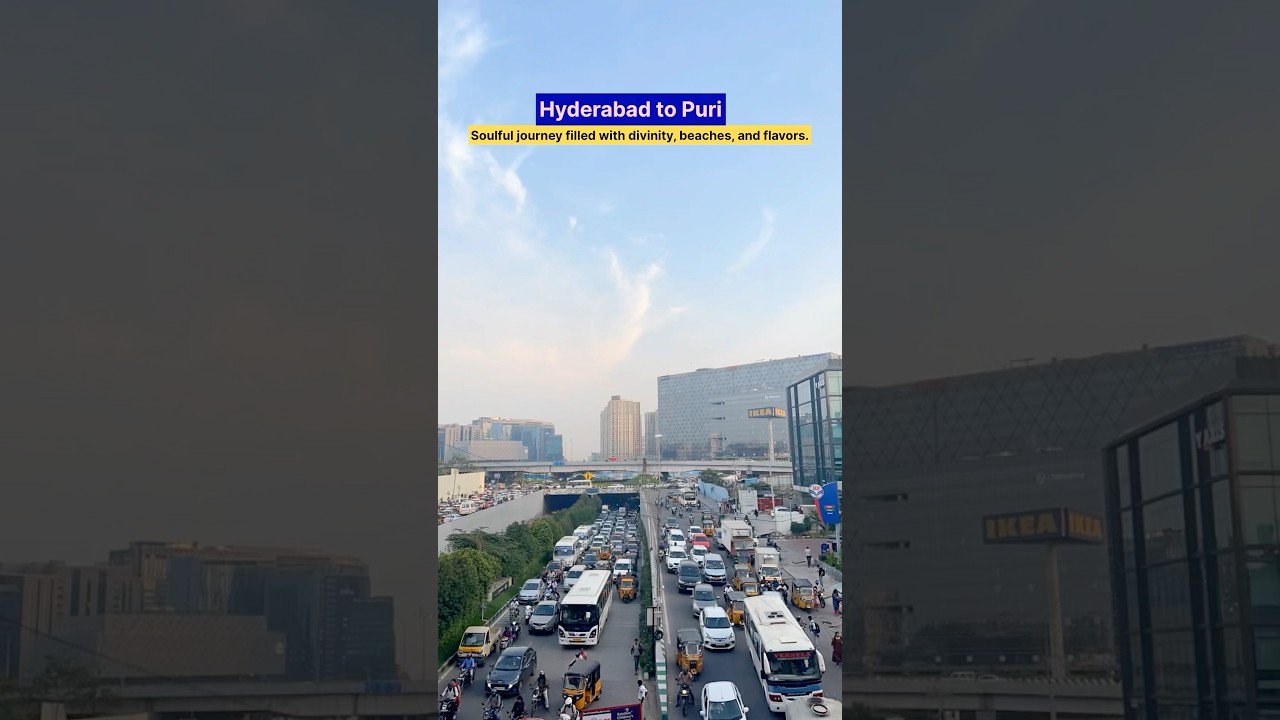 Hyderabad to Puri Itinerary ✅ #hyderabad #india #explore #itinerary #family #travel #puri #ytshorts