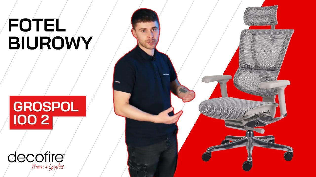 💺 Grospol Fotel biurowy Ioo 2 | DECOFIRE
