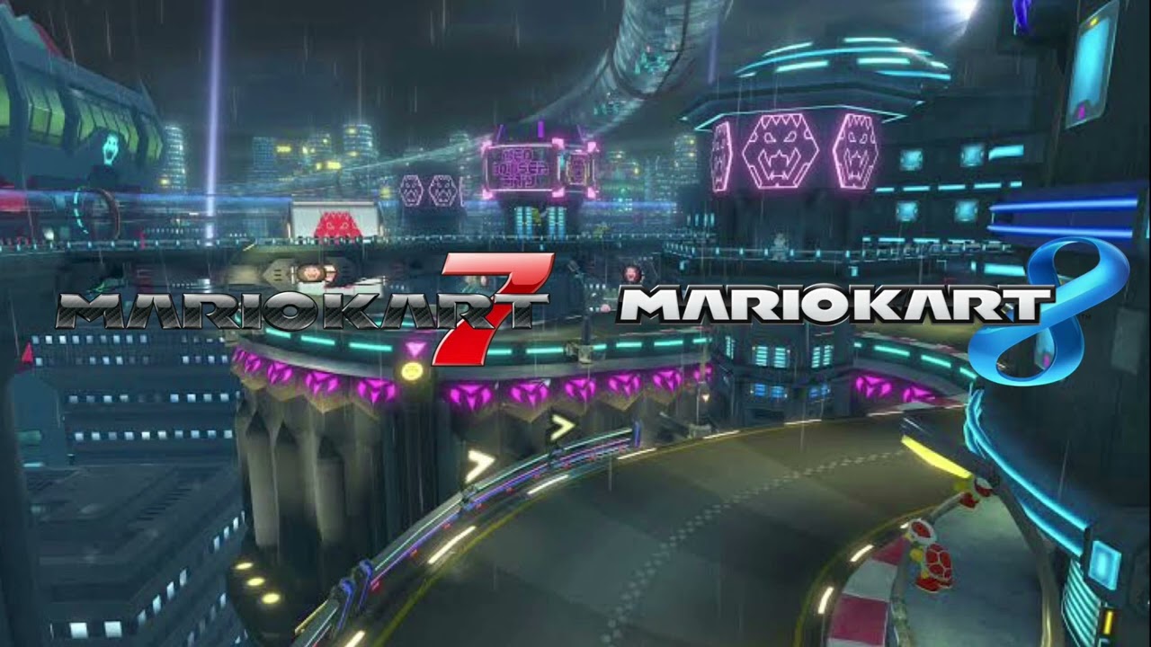 3DS Neo Bowser City (Koopa City) (Frontrunning) - Mario Kart 7 and 8 Mashup