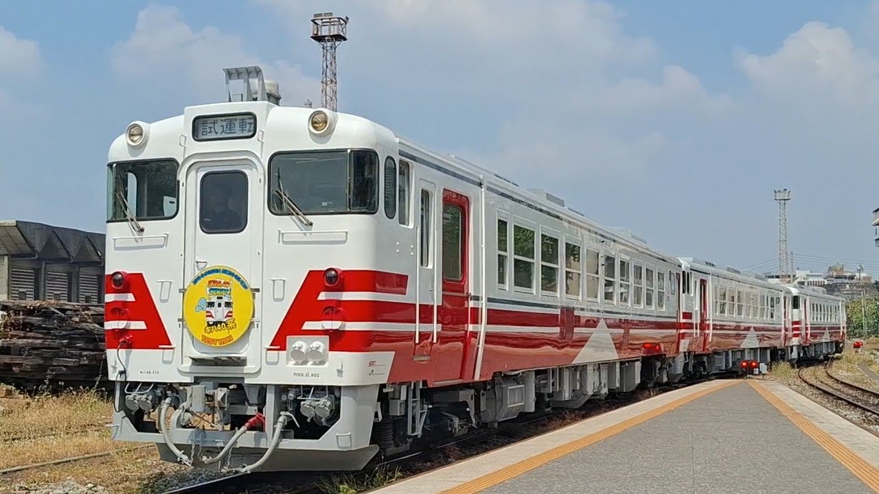 14 กุมภาวันวาเลนไทน์ Kiha 40/48 ขบวนธรรมดา284 Alsthom4144 #kiha40 #kiha48 #train #srt 