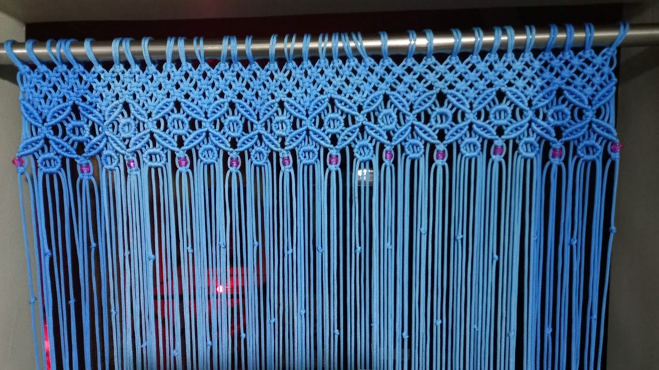 Macrame door hanging