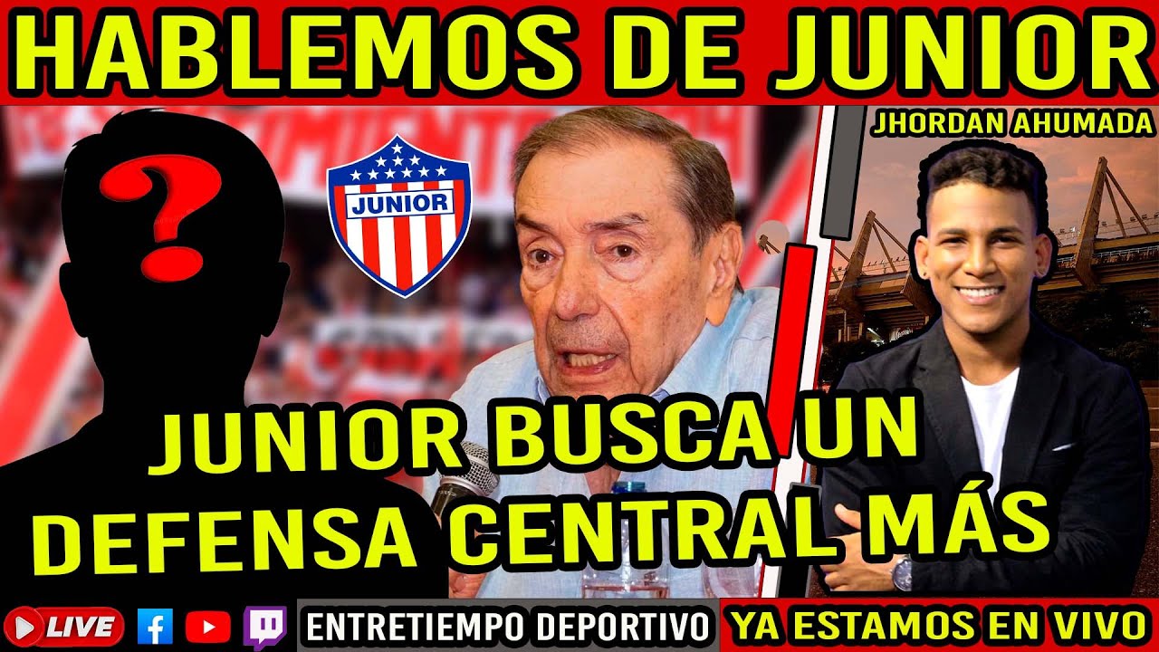 [🔴] EN VIVO💥| HABLEMOS DE JUNIOR: FUAD QUIERE UN DEFENSA MÁS - ARIAS SUEÑA CON EL BICAMPEONATO