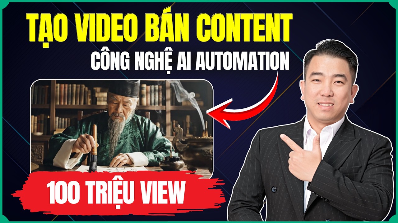 X&acirc;y K&ecirc;nh YouTube B&aacute;n Content Bằng AI Mới Nhất 2026 - SEO YouTube Top 1