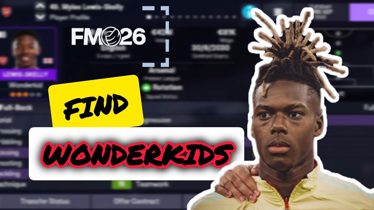 How To Find WONDERKIDS in FM26 Mobile - Easy and Fast