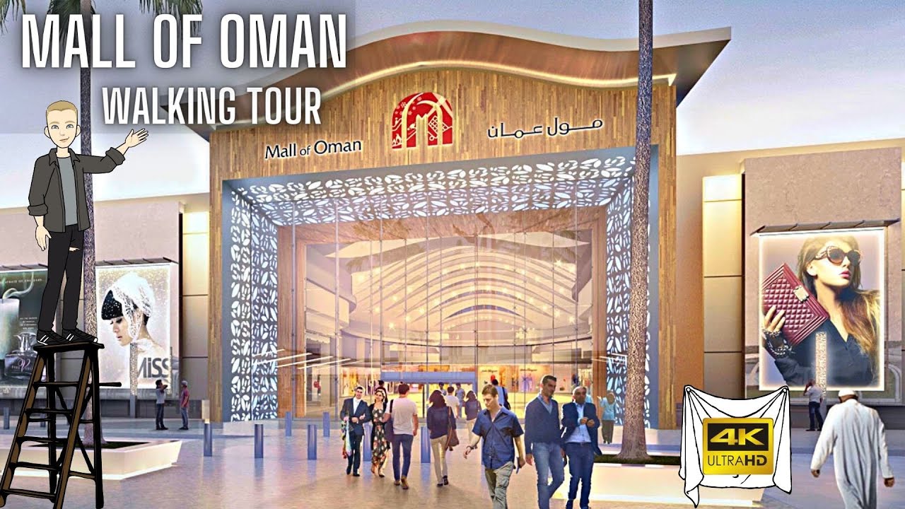 Mall of Oman (مول عمان) | Inside Walking Tour | 4K