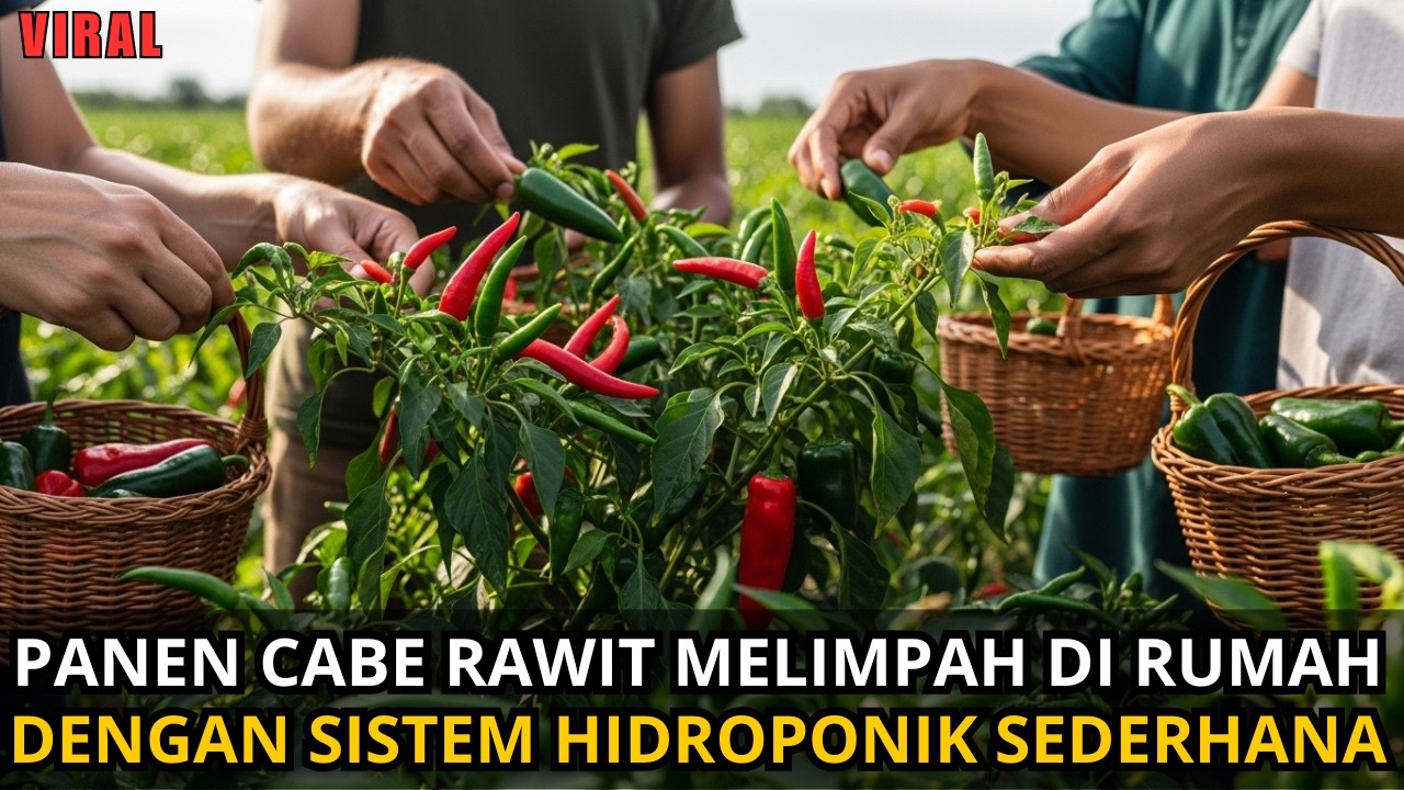 MENANAM CABE RAWIT HIDROPONIK