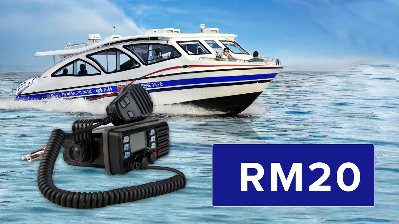 RM20 25W Fixed Mount Marine VHF Radio丨Marine VHF Radio 丨2 way radio for boat