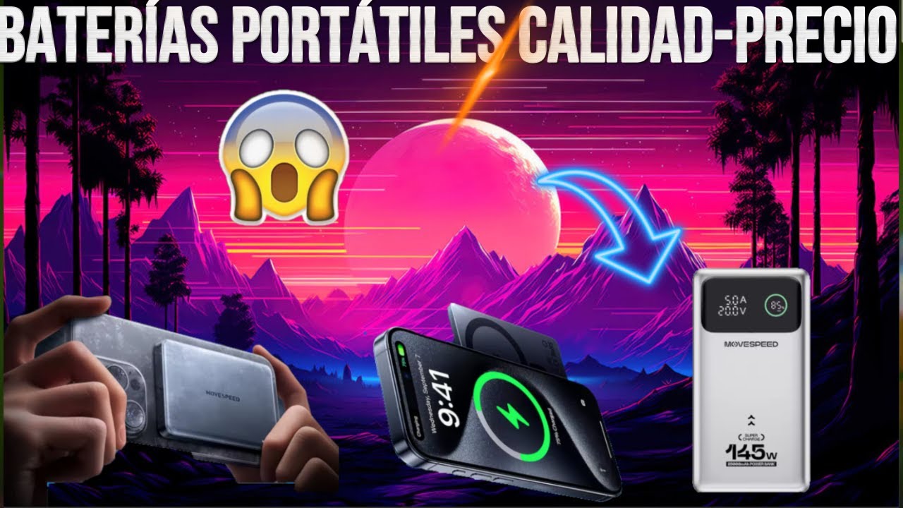 🔋 &iexcl;Los 4 mejores BATERIAS PORTATILES CALIDAD-PRECIO de ALIEXPRESS en 2026!
