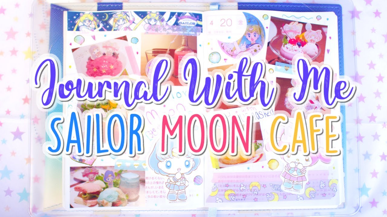 Journal With Me | Sailor Moon & My Melody Cafe Hobonichi