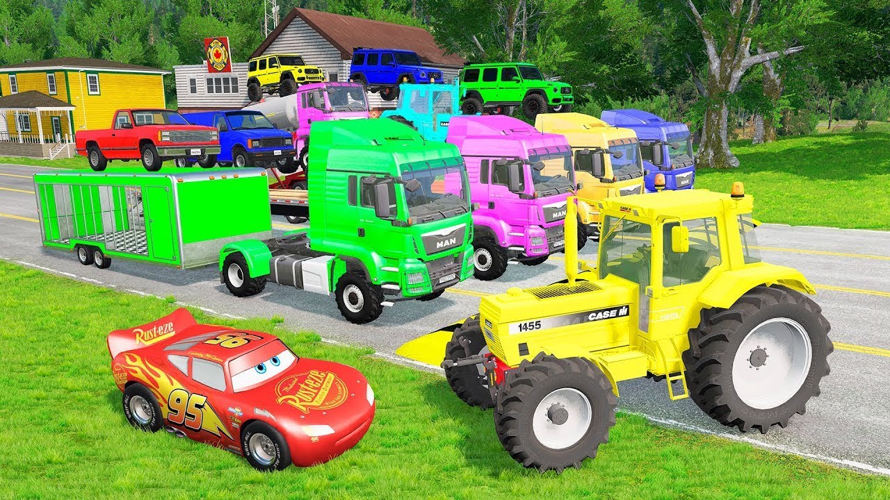Long Slide Game With Cow Elephant Gorilla Hippopotamus Tiger 3d Animal Game Funny 3d Animals