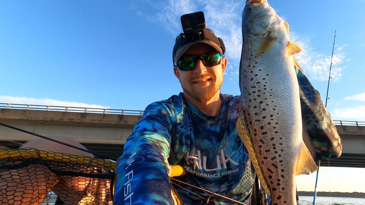 Fall fishing Speckled sea trout in New Bern NC. {Catch, Clean, Cook}