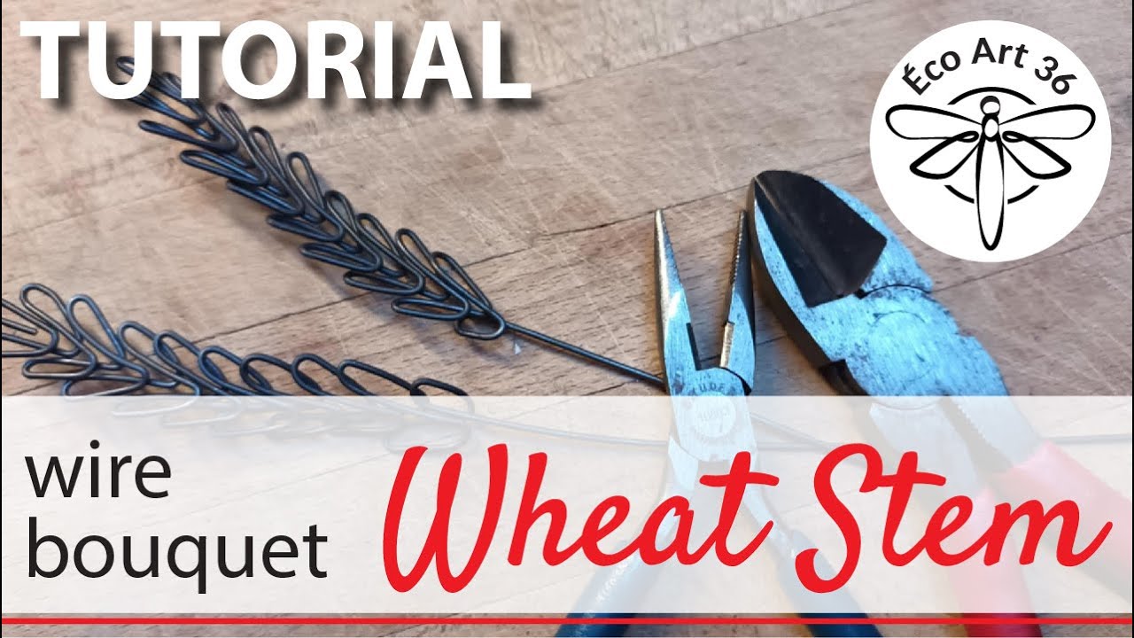 How to make Wire Weat Stem | TUTORIAL | Easy wire flowers and grasses tutorials
