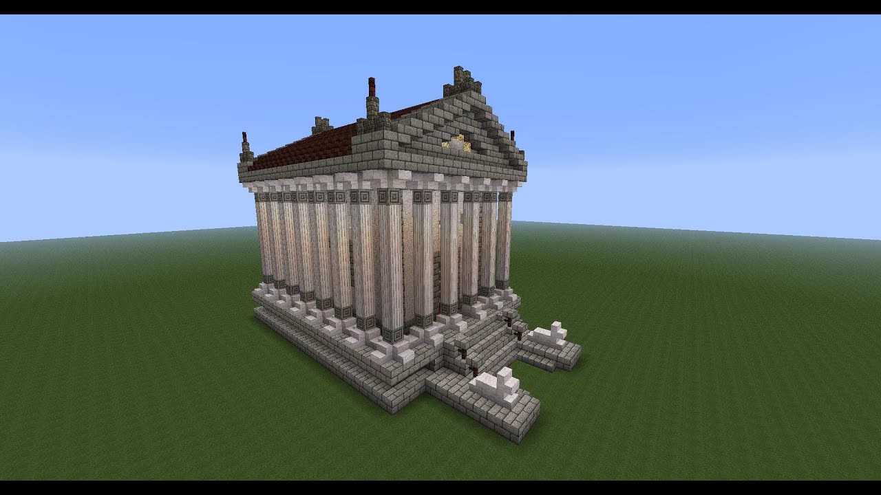 ASMR - Soft Spoken Minecraft Tutorial: Greek Temple