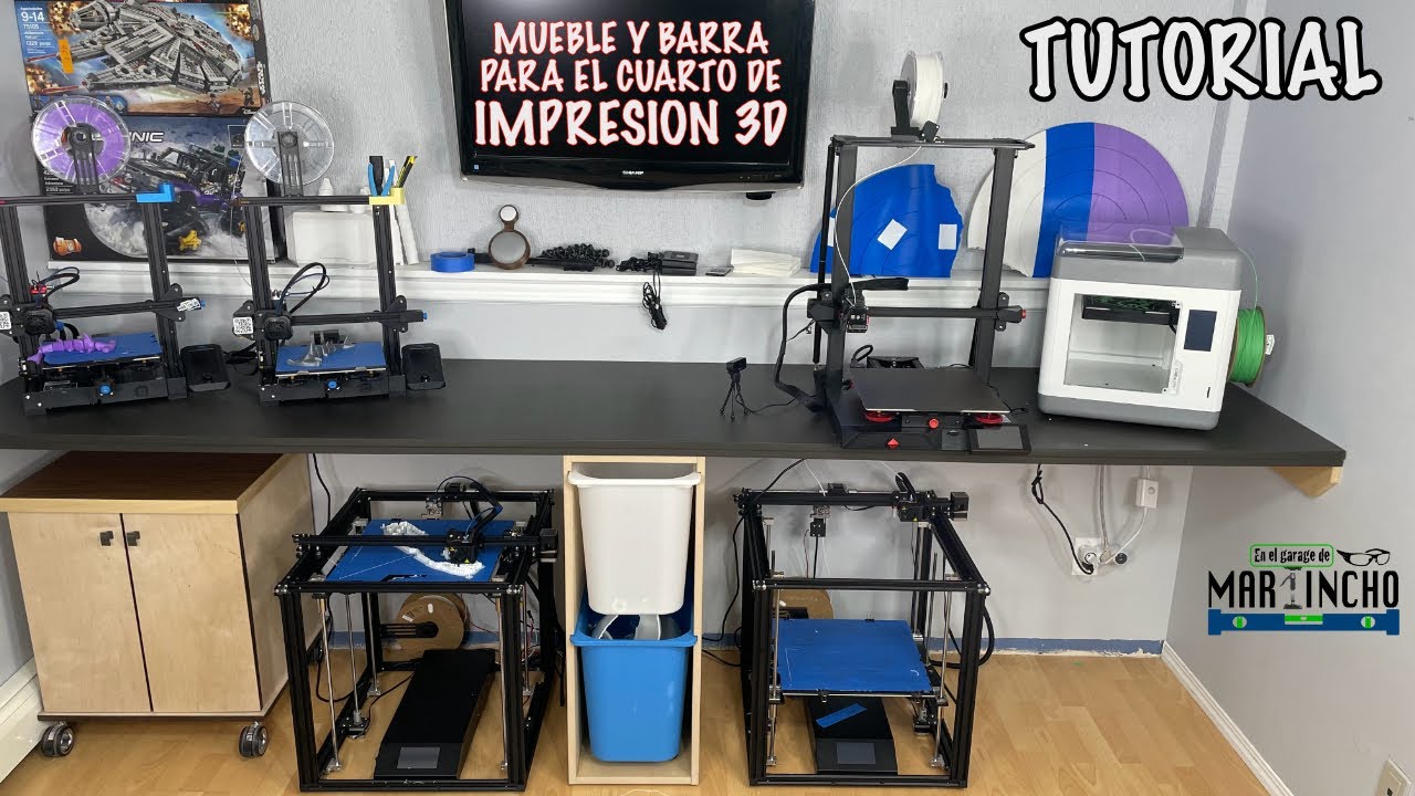 TUTORIAL : Como construir un mueble y barra de MDF