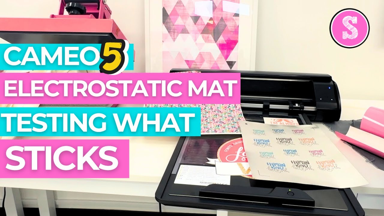 What Materials Can CAMEO 5 Cut with ElectroStatic Mat?