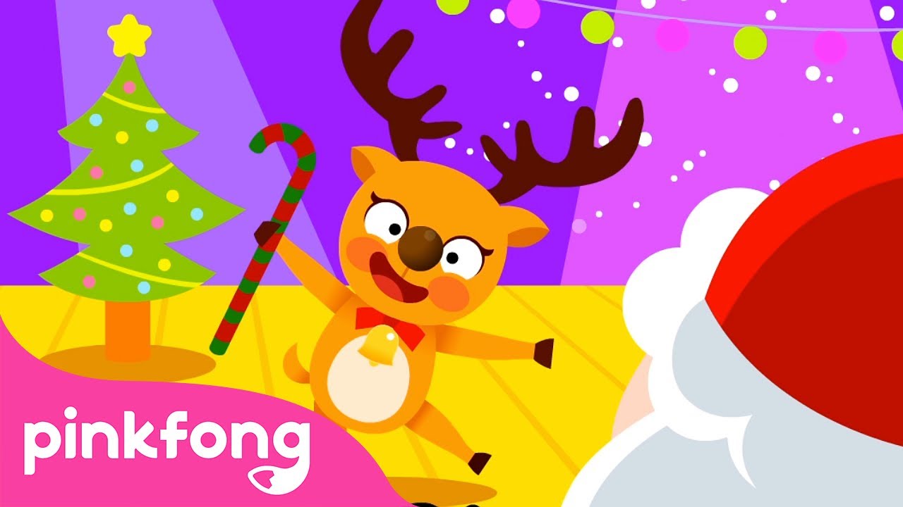 Rena! Bate o Sino com Papai Noel 🔔 | Can&ccedil;&otilde;es de Natal de Baby Shark | Pinkfong Can&ccedil;&otilde;es para crian&ccedil;as