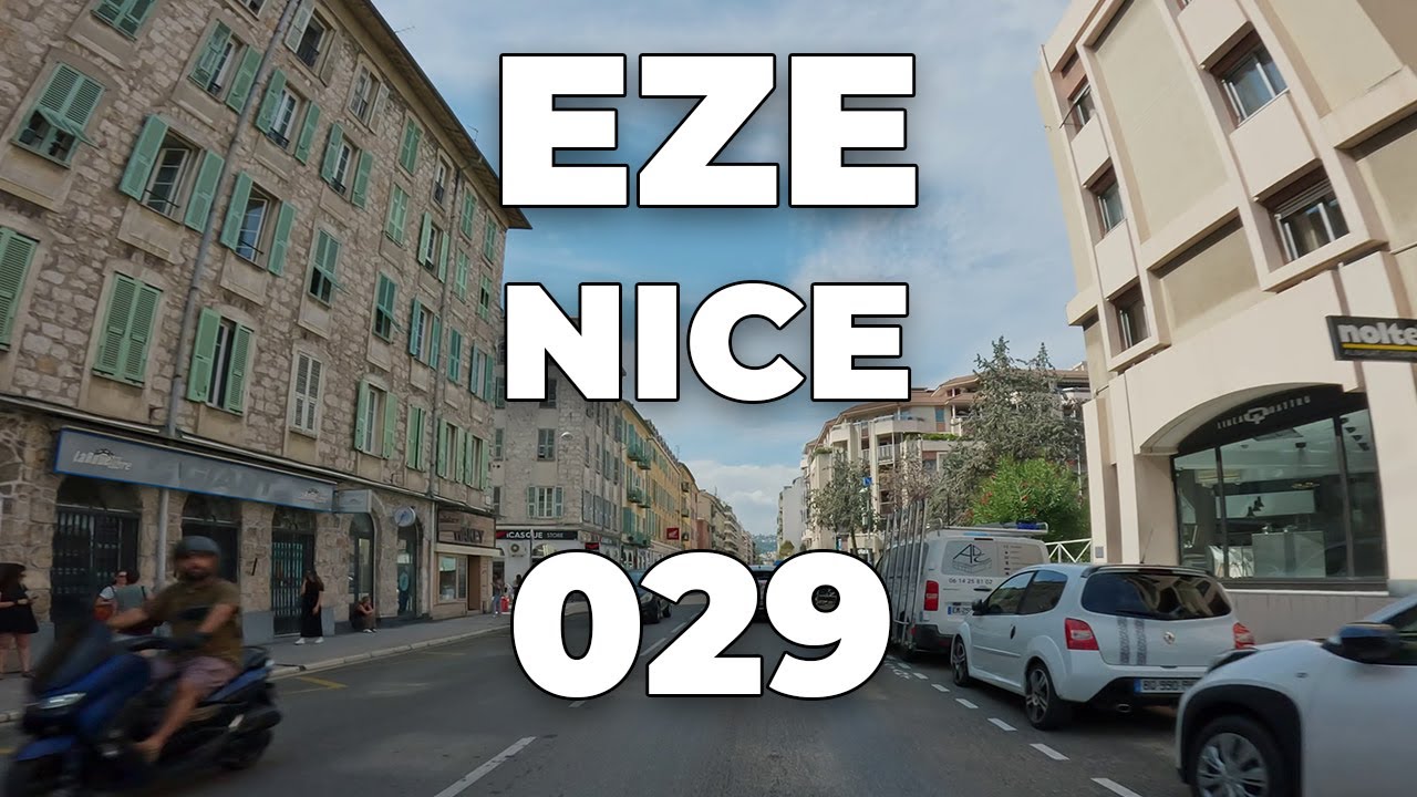 ASMR Driving 4K -  EZE to NICE France | Tour de Provence 029 (PACA Cote d'Azur France)