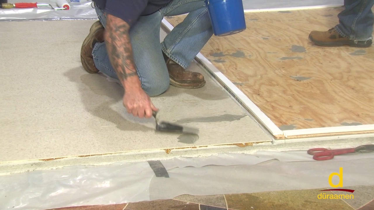 How to Encapsulate Vinyl Tile with Concrete Topping? Part 1/3