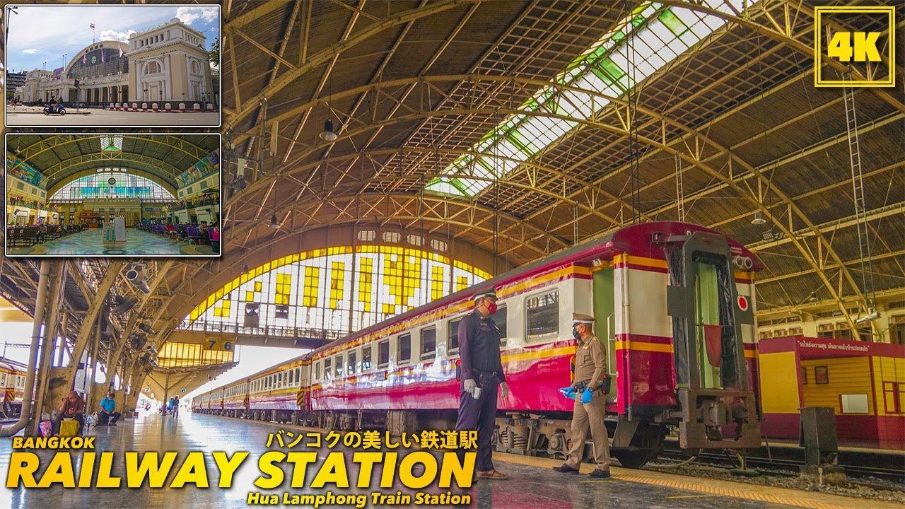 Beautiful Nostalgic Railway Station in Bangkok / Hua Lamphong Station