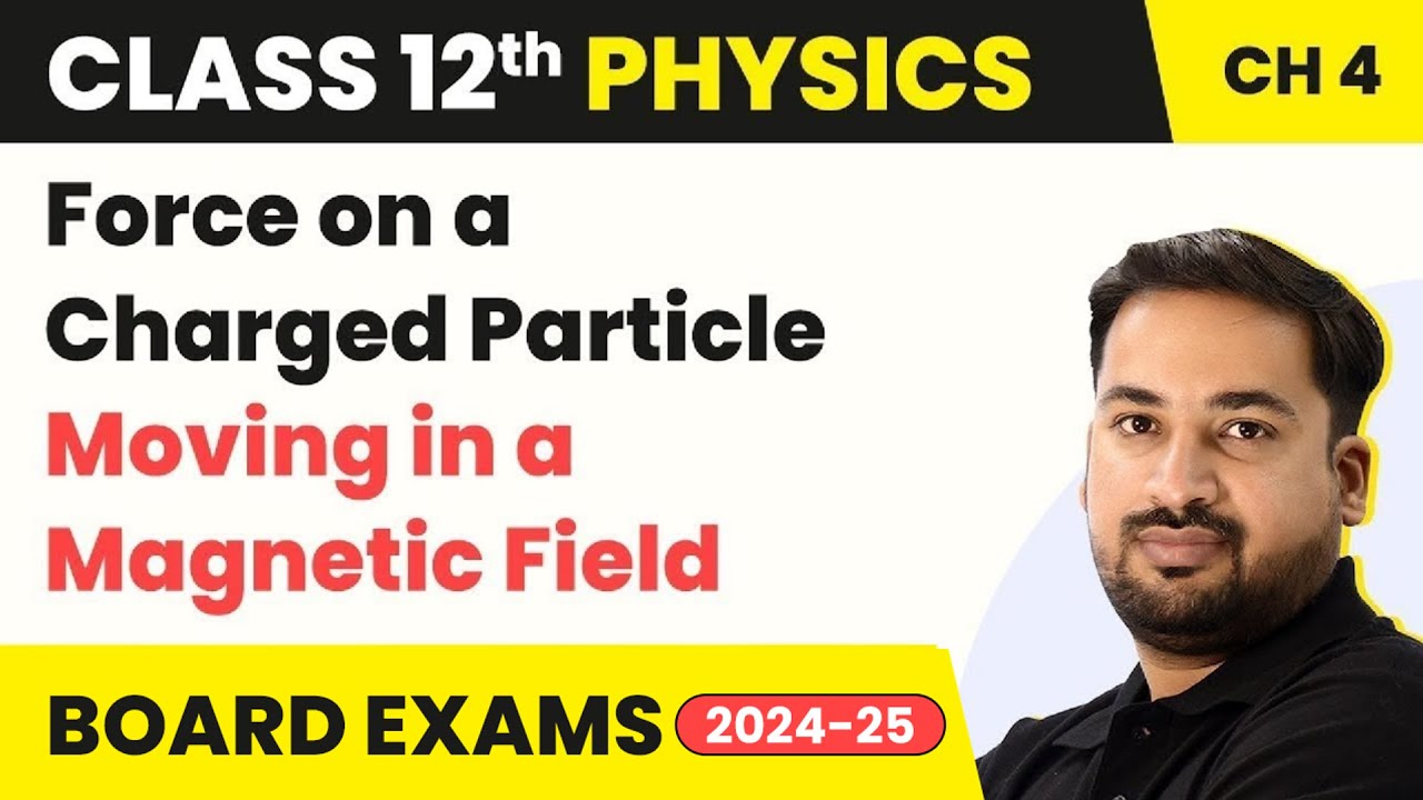 Force on a Charged Particle Moving in a Magnetic Field | Class 12 Physics Chapter 4