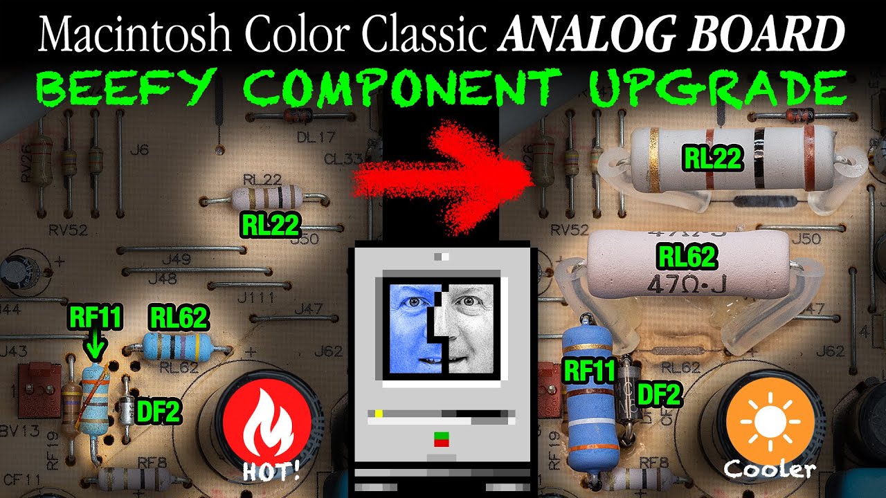 Analog Board BEEFY COMPONENT UPGRADE for Color Classic & Mystic [Part 1 of 2]