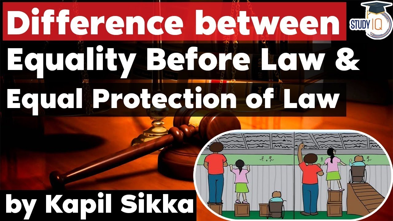 Equality Before Law and Equal Protection of Law - What is the difference? Gujarat Judiciary Exam
