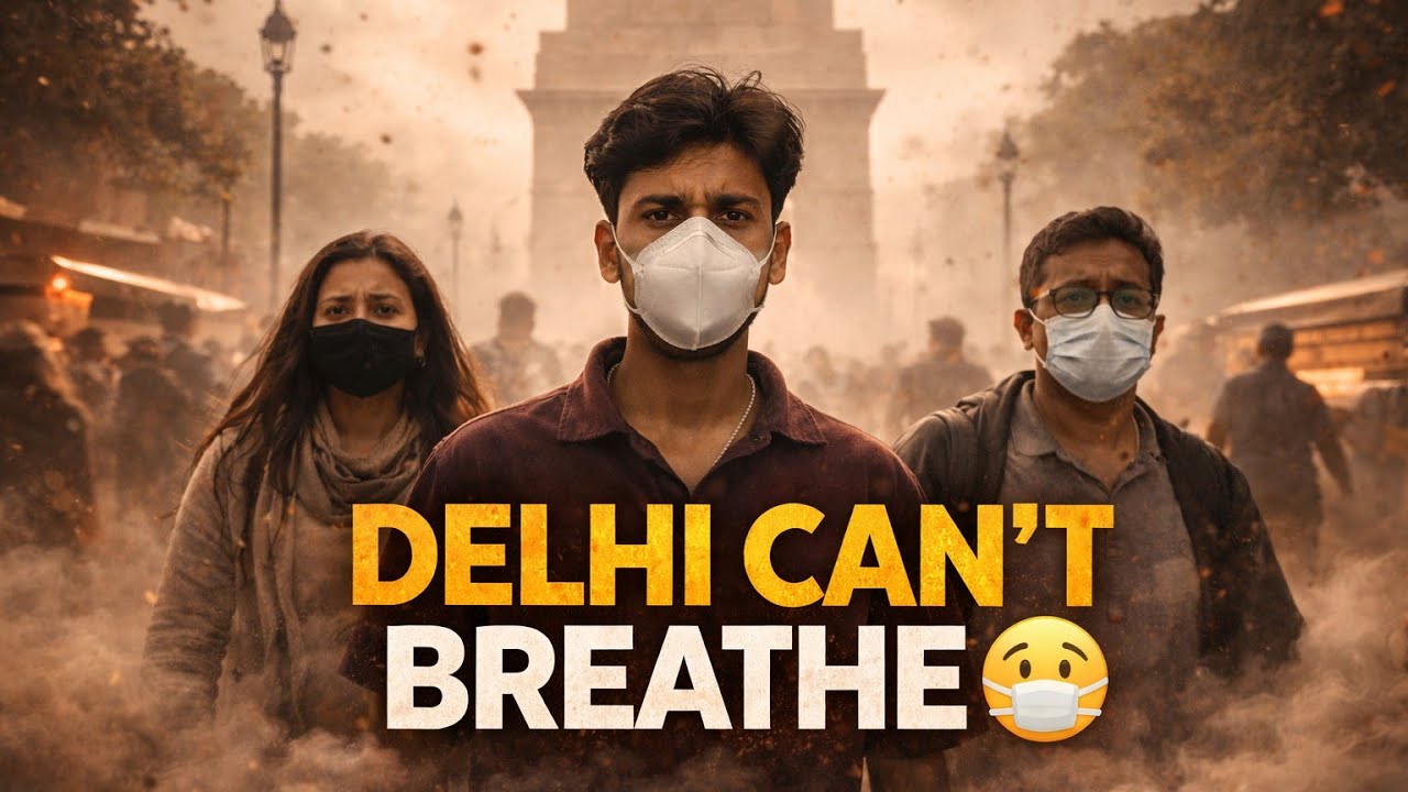 Delhi in trouble 😵‍💫 | High AQI level | #delhipollution