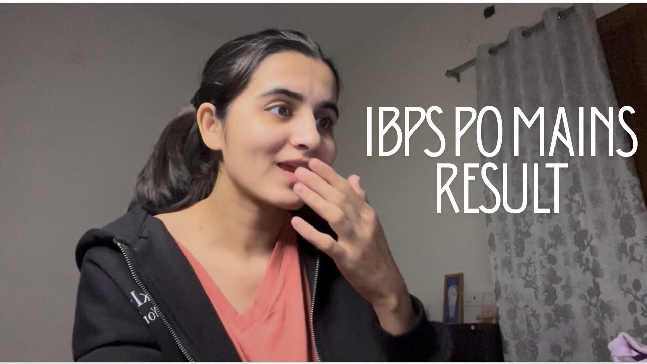 My IBPS PO Mains result🙂✨