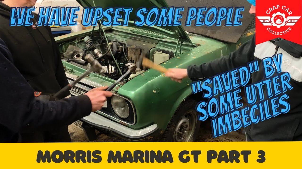 We upset some people. Morris Marina GT - Part 3